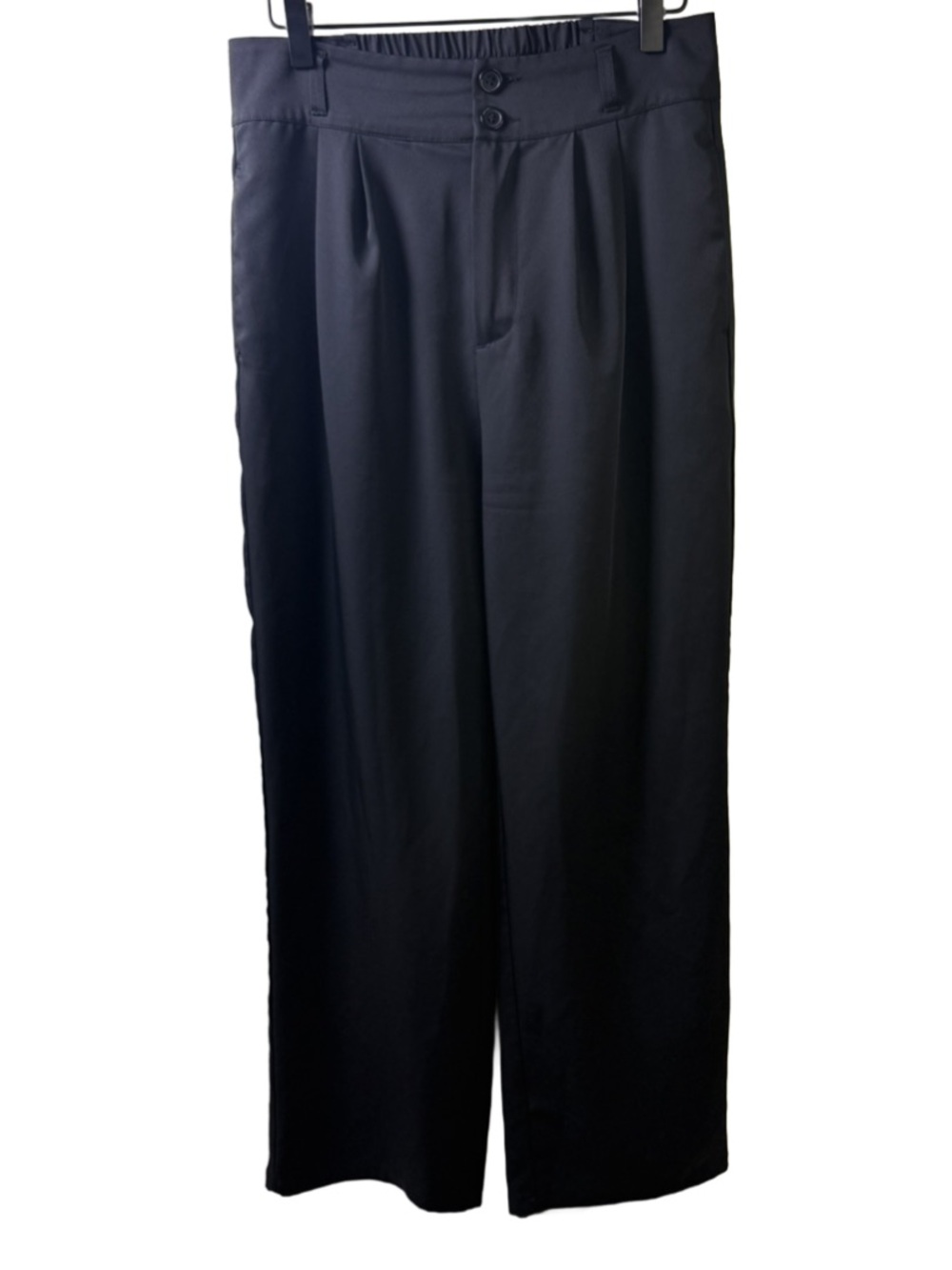 HALARA Black Wide-Leg Trousers